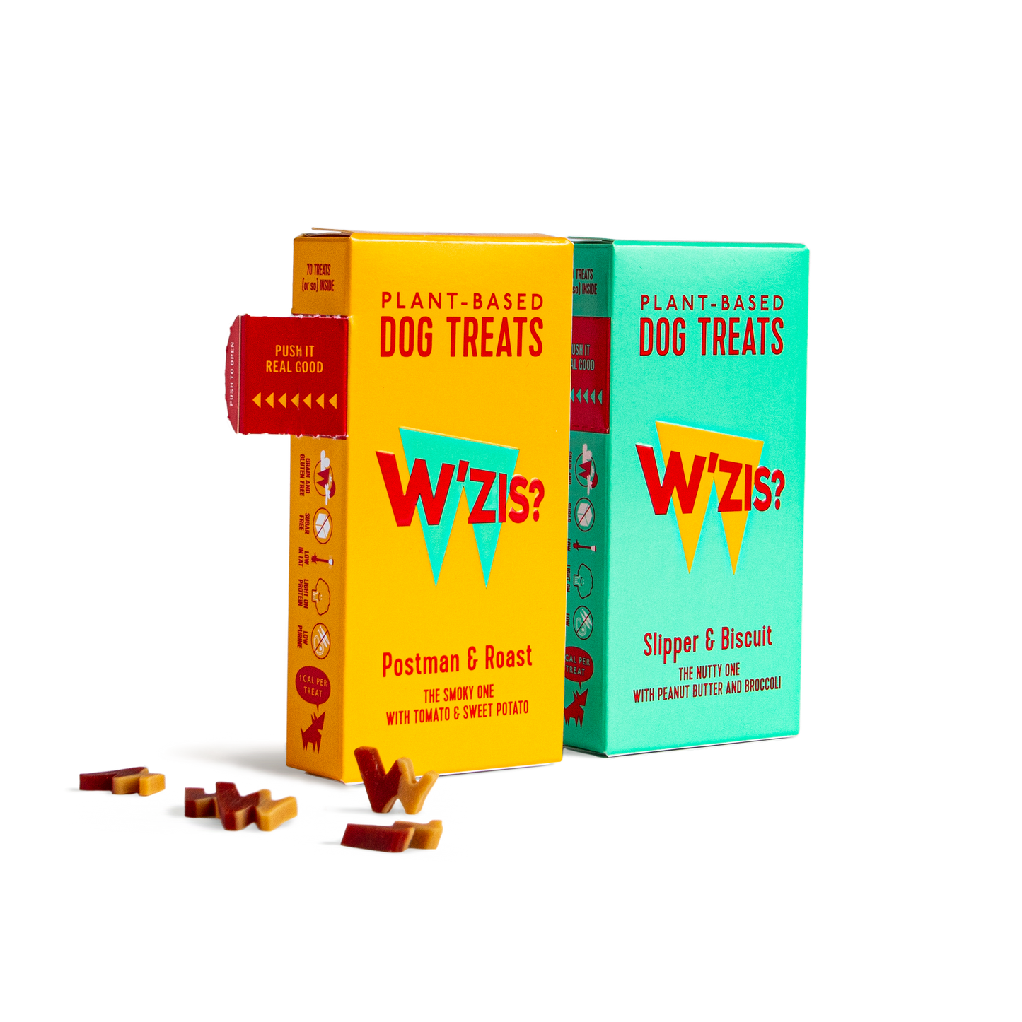 W'ZIS - 純素狗狗零食 口袋便利裝: 番茄和番薯