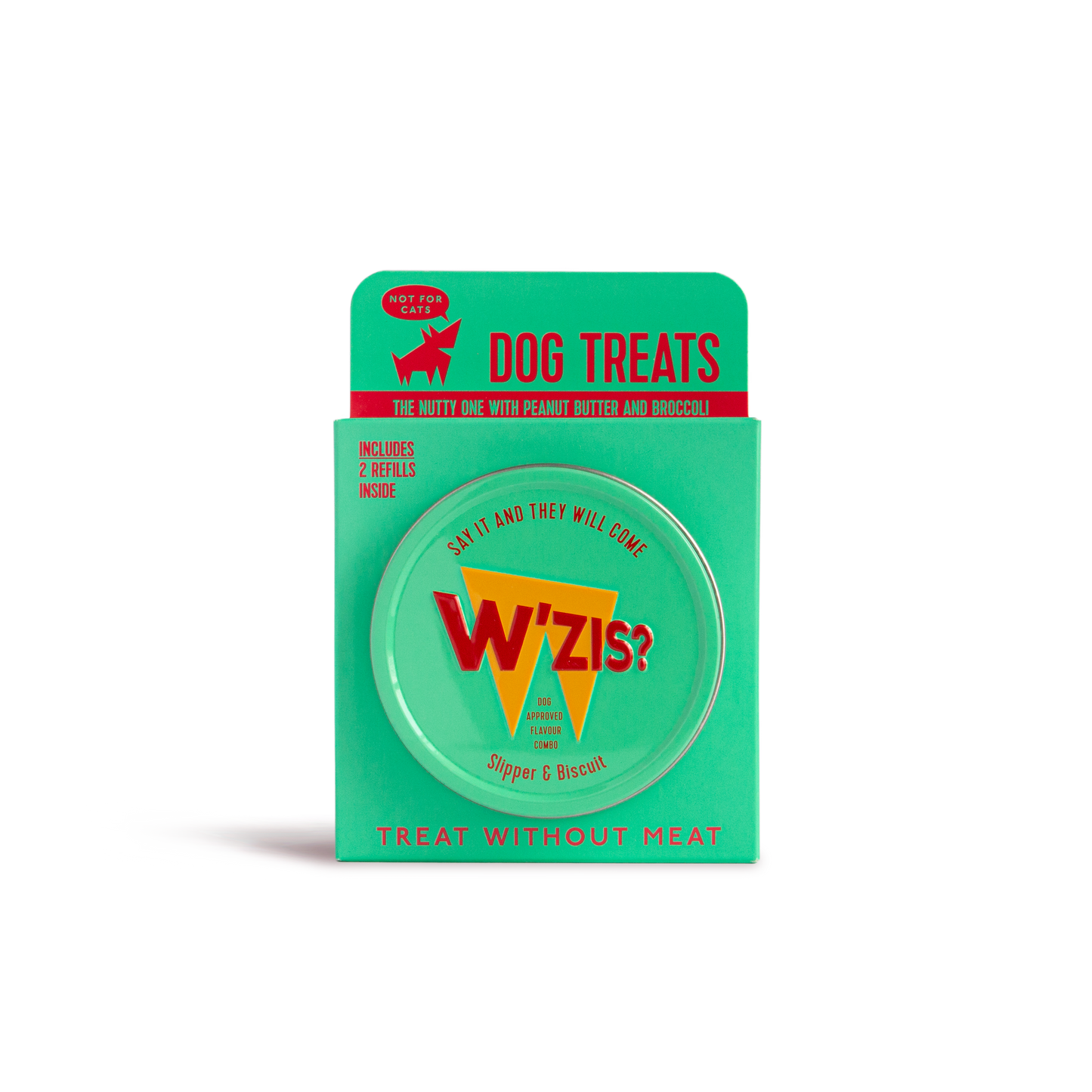 W'ZIS - 純素狗狗零食: 花生醬和西蘭花