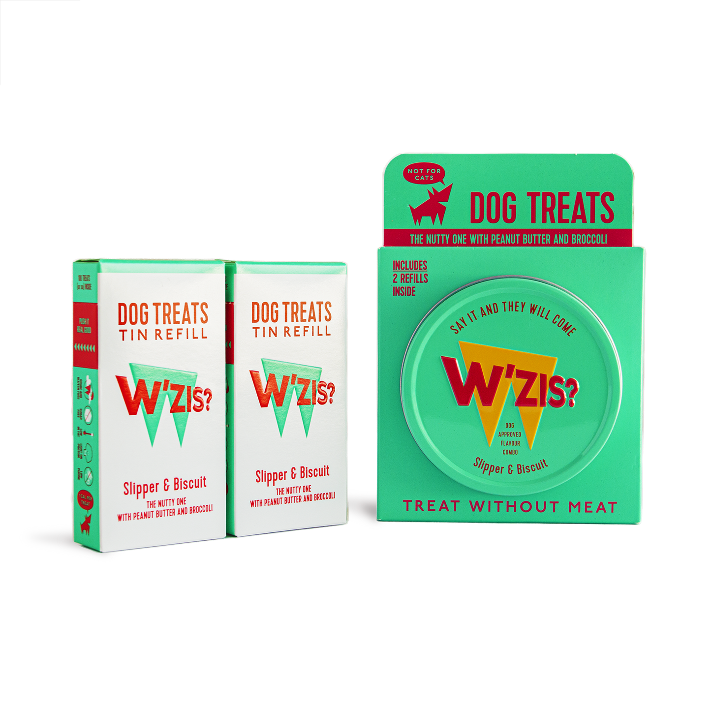 W'ZIS - 純素狗狗零食: 花生醬和西蘭花