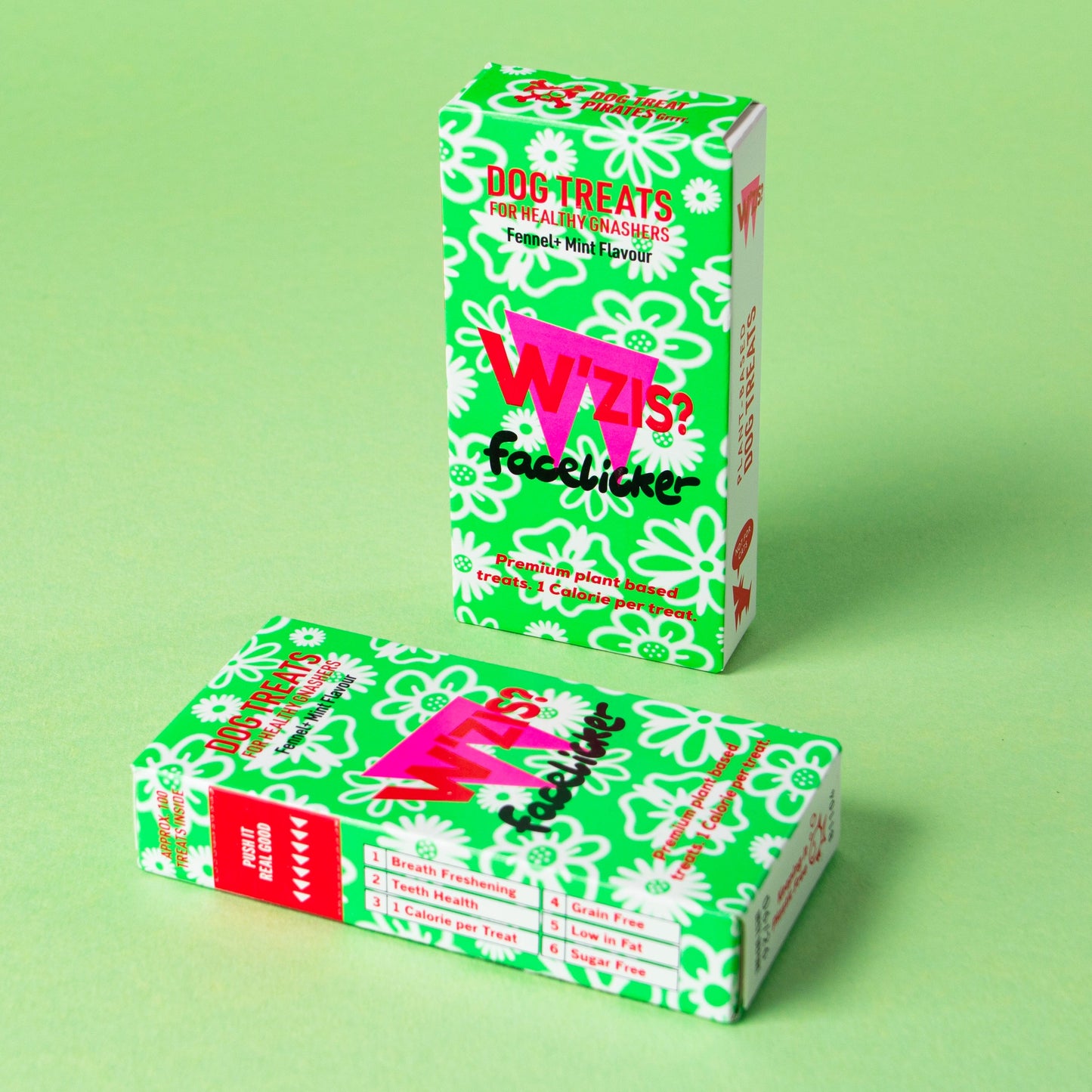 W'ZIS - 純素狗狗零食 口袋便利裝: 潔牙功能 (含薄荷)