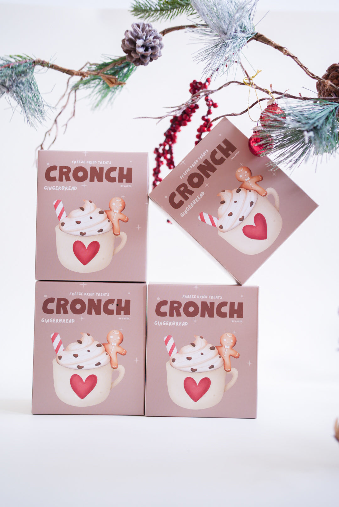 CRONCH by Licked. - 聖誕節主題凍乾零食: 薑餅人造形