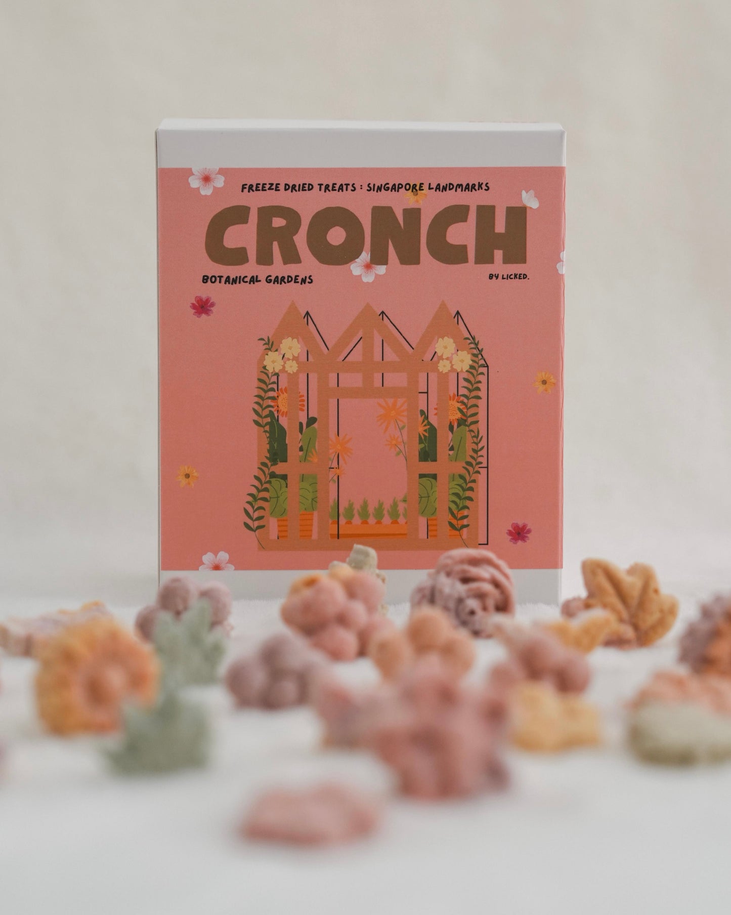 CRONCH by Licked. - 新加坡植物園花花蝴蝶主題凍乾零食
