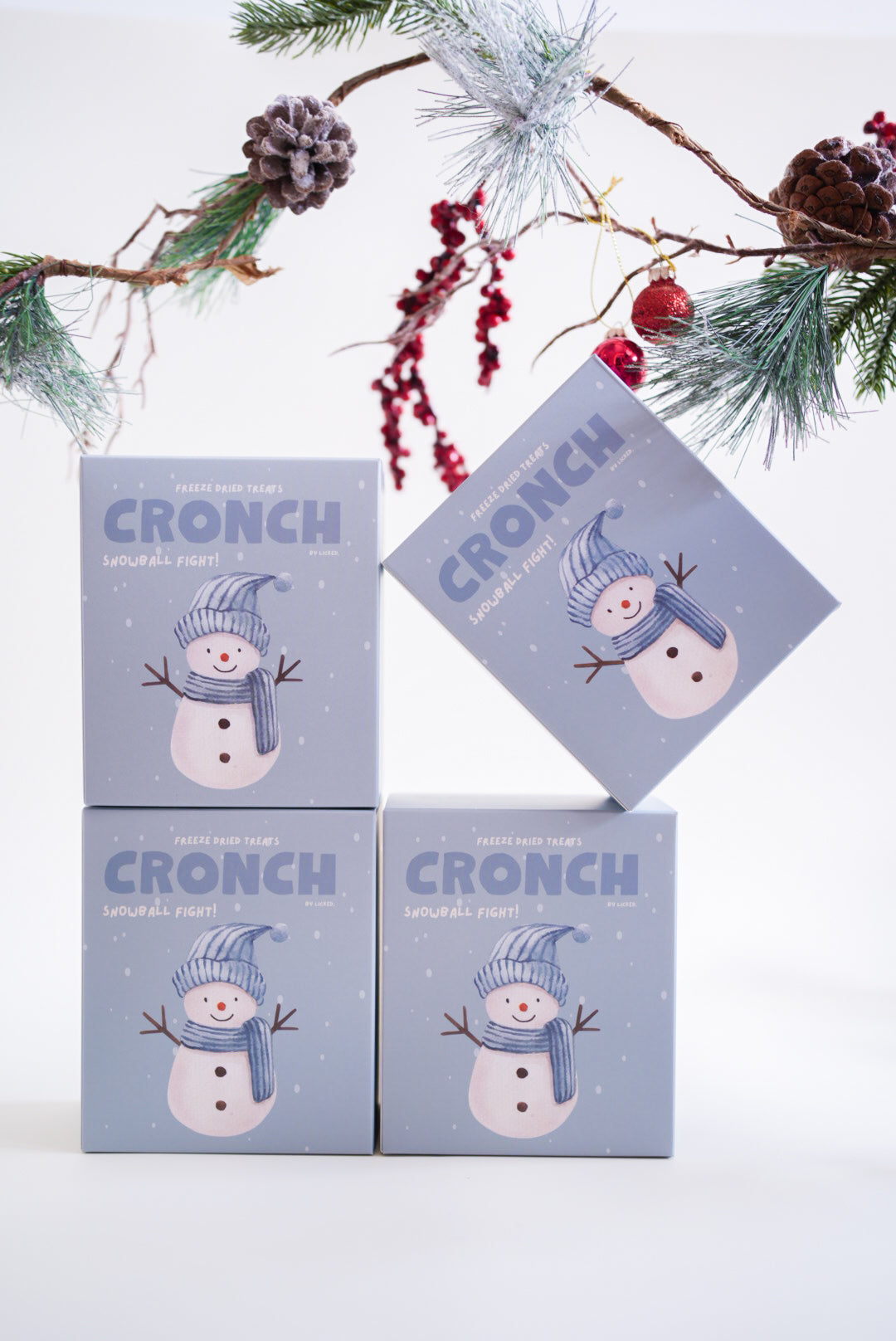 CRONCH by Licked. - 聖誕節主題凍乾零食: 雪球造形