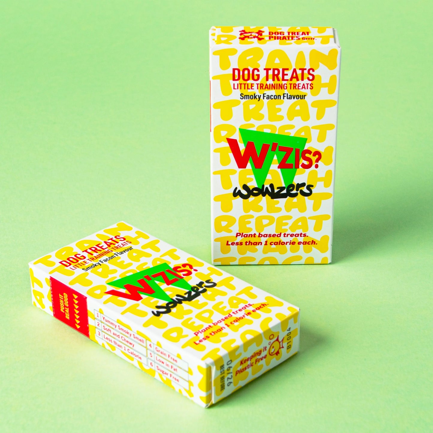 W'ZIS - 純素狗狗零食 口袋便利裝: 每粒半卡路里 (煙熏口味)