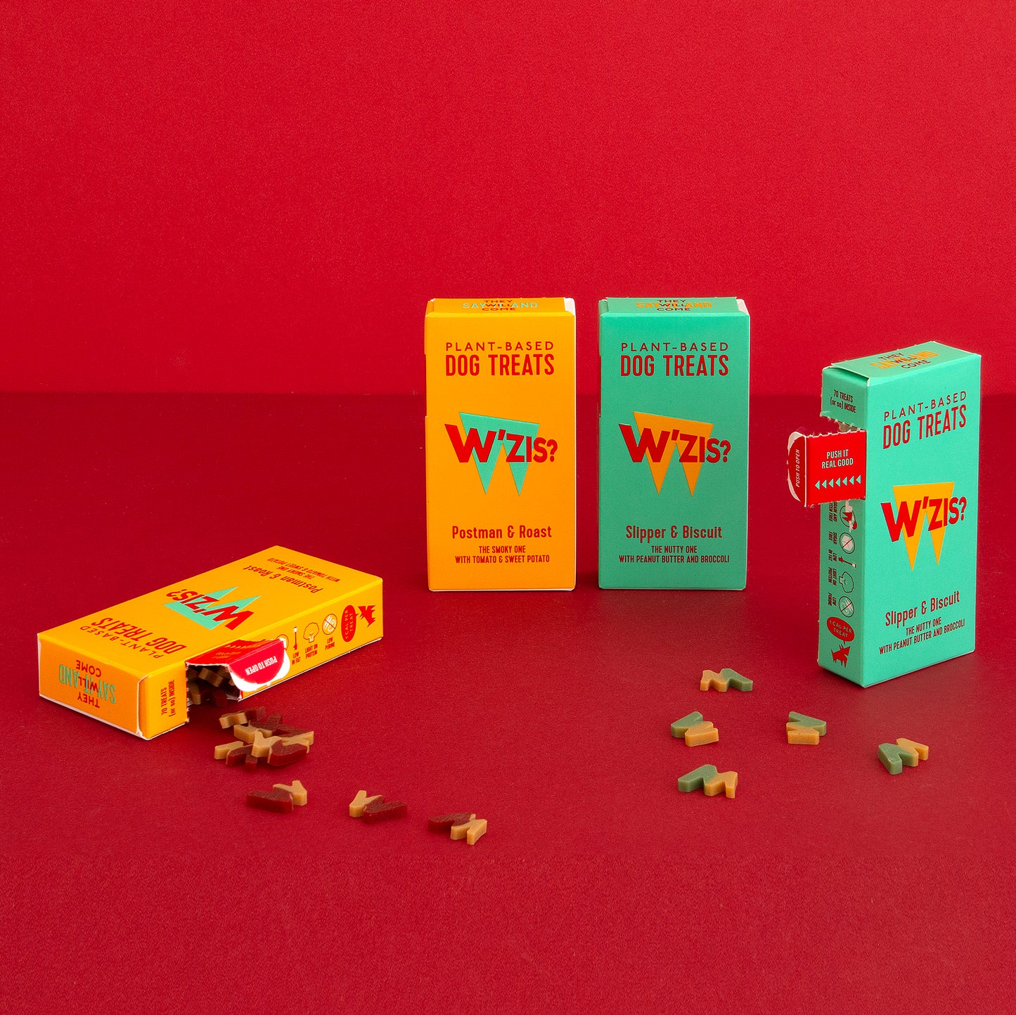 W'ZIS - 純素狗狗零食 口袋便利裝: 番茄和番薯