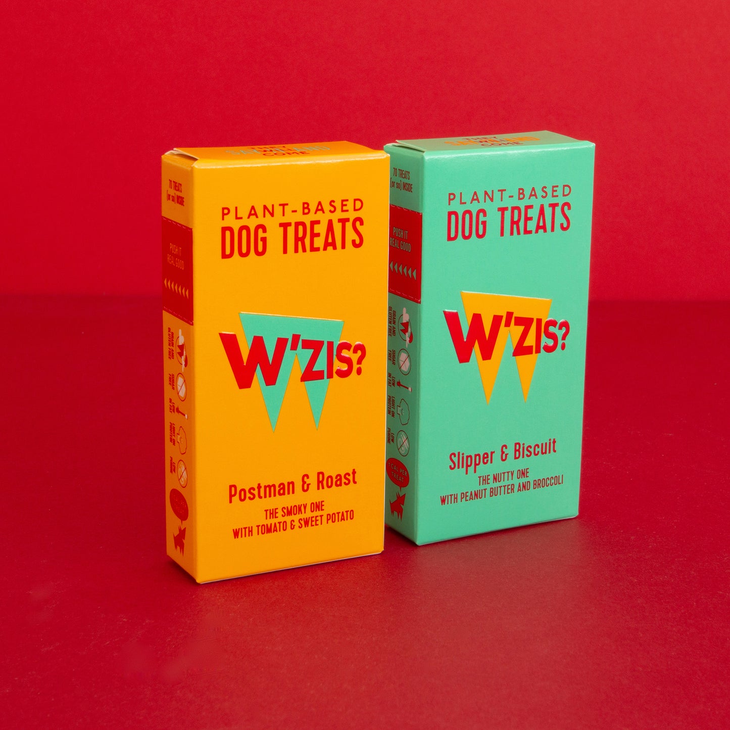 W'ZIS - 純素狗狗零食 口袋便利裝: 番茄和番薯
