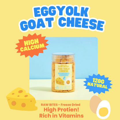 Furrday Pet - Freeze Dried Raw Bites: Egg Yolk Goat Cheese