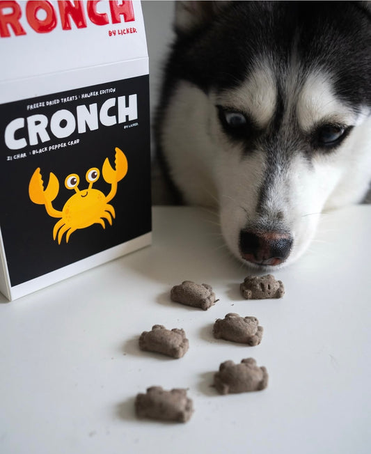 CRONCH by Licked. - 新加坡黑胡椒蟹造形凍乾零食