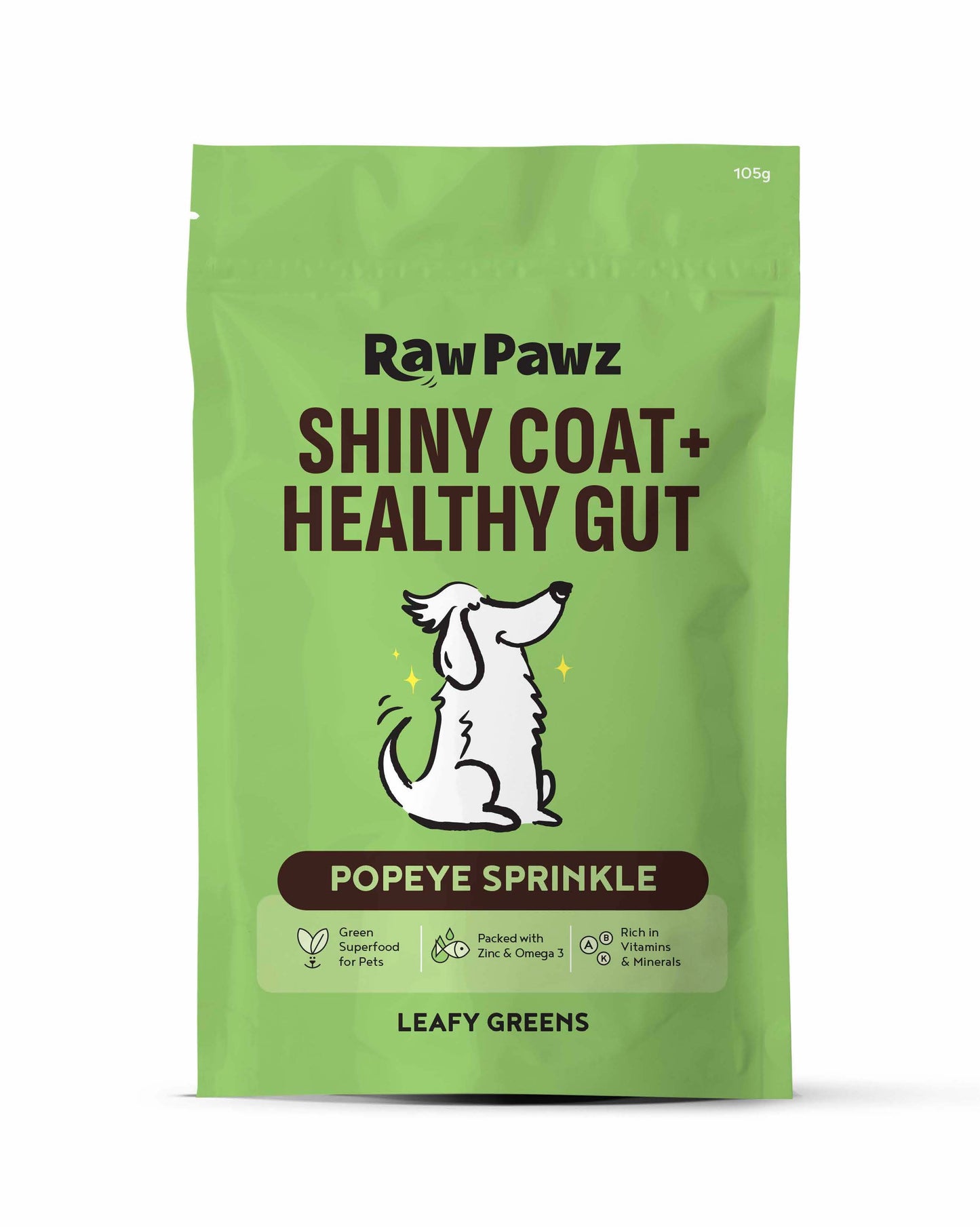 Raw Pawz - 綠色營養補充粉 (亮毛護膚 + 腸道健康)