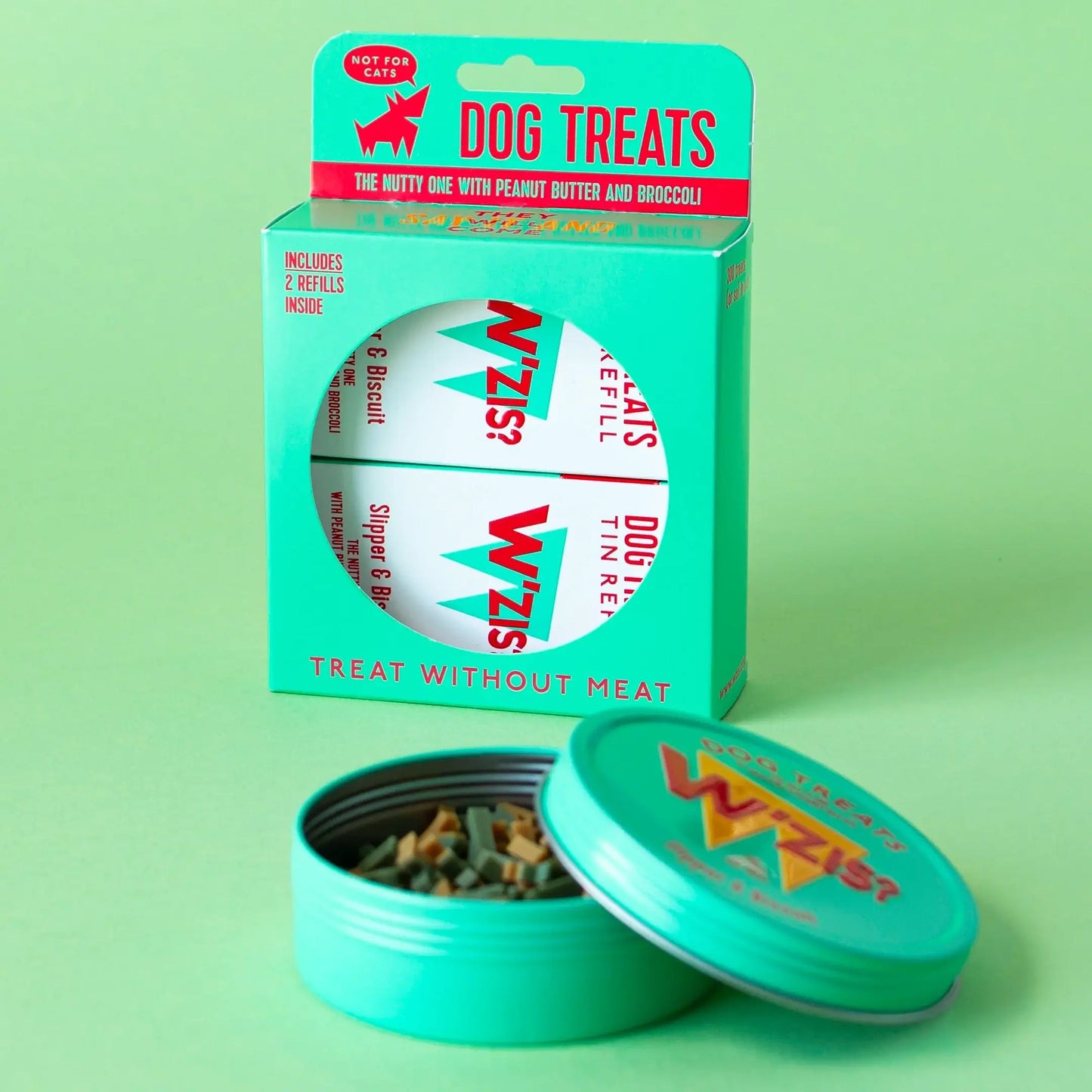 W'ZIS - 純素狗狗零食: 花生醬和西蘭花
